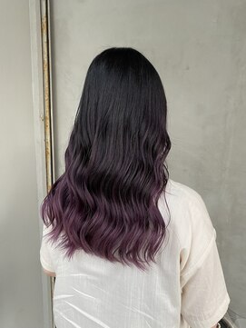 グク(GUK) ピンクバイオレットカラー〔インナーカラー/ダブルカラー〕