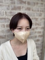 ボヌー(Bonheur) ハンサムショートで秋カラー