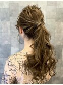 男ウケナンバーワン★ポニーテールヘアアレンジ★新宿ヘアセット