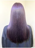 【Lilly新宿】#髪質改善トリートメント#ダブルカラー#パープル