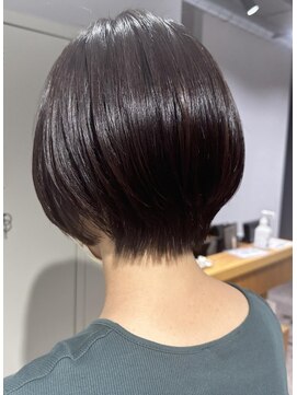 シェル 吉祥寺(shell) グレージュカラー/ボブウルフ/黒髪/ココアベージュ