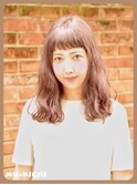 ショートバングのゆるフワミディ【mu-kichi三鷹】