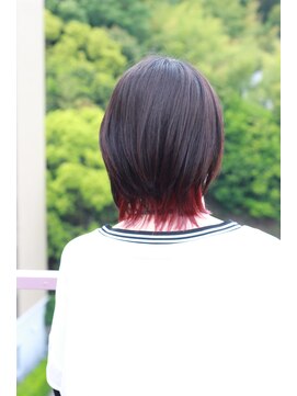 ビアージュ(Viage) #レッド #インナーカラー #裾カラー #エンドカラー #ウルフ