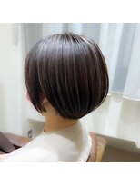 リュドール 栄(Rue D’or)&nbsp;大人可愛い襟足スッキリショートカットボブ×ナチュラル