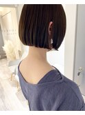首が綺麗にみえるボブ