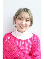 ヘアーアンドメイク エクリ 不動前店(Hair&Make equri)&nbsp;【不動前美容室】ハイトーンショートボブ