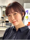 30代40代大人女性/前髪ありショートボブ/ショートヘア/髪質改善