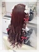 ◇ ハーフツイン編みたらし ◇