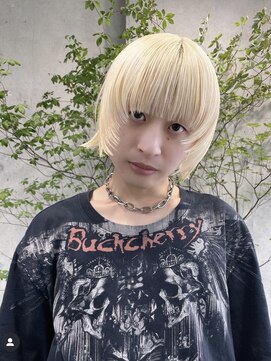 キャロルガーデンズ ボコカ 表参道(Carroll Gardens bococa) ケアブリーチ/レイヤーカット【azu】