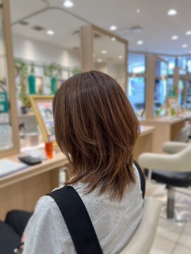 アッシュ 行徳店(Ash) 白髪ぼかしハイライト
