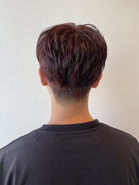 サラ ビューティー サイト 古賀店(SARA Beauty Sight) メンズカット/赤髪/暖色/簡単スタイリング