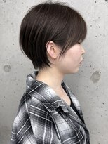 ビューブルー 亀戸錦糸町(VIEW BLUE)&nbsp;美髪シアーカラーピンクブラウンショートカット切りっぱなしボブ