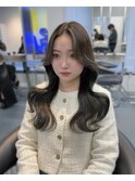 【韓国風】20代、30代◎外はねヨシンモリレイヤーカット