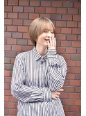大人可愛い20代30代40代黒髪前下がりショートボブ丸みショート◎