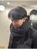 【お客様スタイル】フェザーショート/刈上げ/ニュアンスパーマ