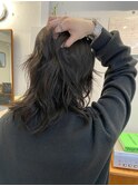 オリーブカラー、レイヤーカット