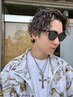 【top stylistストたけし限定】▼メンズデザインパーマ+似合わせカット