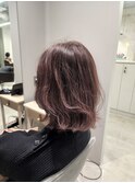 【パーソナルカラー診断×ピンクグレージュ】髪質改善