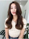うる艶カラーで美肌効果◎鉄板ロング