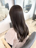 ビーヒアナウ N゜03 金沢駅西店(BE HERE NOW) 髪質改善カラー/オリーブショコラ