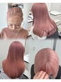レブ 心斎橋(REV.)&nbsp;可愛いピンクカラーを作るのが得意です!!