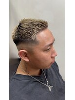 ヘアサロンナンバーワンクラブ上和田本店&nbsp;スキンフェード×ハイトーンカラー