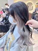 テトラ バイ ネオリーブ 横浜西口店(tetra by neolive)&nbsp;秋冬おすすめインナーカラーシルバー＊*【横浜】