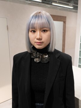 エン 栄店(enne) ココアベージュ/クラゲヘアー/ヘイリーボブ/小顔/栄/ボブ/黒髪