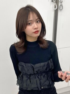 アマトウキョウスマートサロン(AMA TOKYO×Smart Salon) くびれレイヤー/顔まわりカット/レイヤーカット/小顔ヘア