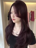 ラヴィ(Lavie)&nbsp;韓国ヘアーハッシュカットレイヤーカットハイライトカラー