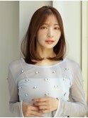 【宮田茉悠】髪質改善 レイヤー チョコレートカラー 透明感