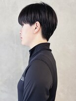 モリオ(morio)&nbsp;＊韓国刈り上げショートクールショート黒髪ショートマッシュ女子