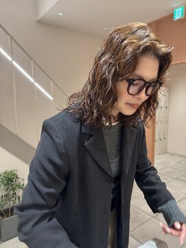 メルト 西梅田店(melt) ニュアンスウェーブミディ