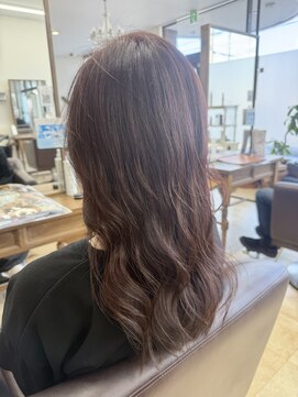 トップスタイル リッチ 春映えピンクブラウンカラー