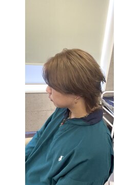 プログレス つくば店(PROGRESS by ヂェムクローバーヘアー) 複雑履歴のムラを活かしたデザインカラー （エンドカラー）