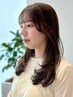 【2~3回目/木浦指名】前髪浮き癖改善*顔周りクロス矯正+カット+カラー+TR