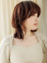 カバーヘアアンドスパ ブリス 浦和(COVER HAIR&SPA bliss)&nbsp;イヤリングカラー大人ガーリーマレットウルフクラゲヘア20代X
