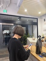 ナル(Na Ru.)&nbsp;美髪矯正×ハイライトでつくる艶ボブ