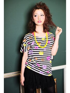 フェリシータ 緑地公園店(felicita) 個性的な★甘辛サイドボリュームヘアアレンジ♪