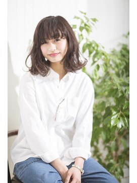 ケンジ 平塚 アネッタ(KENJE annetta) 小顔に見える外ハネBOB★ナチュラルテイスト