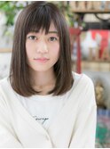 *bliss大宮*色っぽい♪黒髪ワンカール小顔ロブスタイルa!