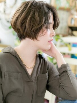 カバーヘア ブリス 川口(COVER HAIR bliss) ★外国人風センターパート小顔前下がりボブ30代40代50代★6