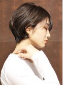 大人のシンプルマニッシュショート