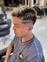 タリィランド(talleyrand) フェード×アシメ×スパイラルパーマ