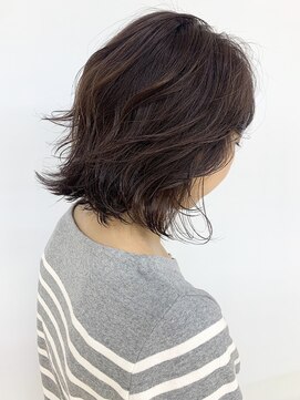 クオリス 上板橋店(QUALIS) 大人かわいい★レイヤーカットボブラベンダーべージュ