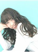 くびレイヤーロングイメチェンハッシュカット/フルバング[池袋]
