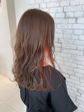 ヴァイラル(VIRAL) カシスブラウン × オレンジ