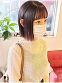 《RIP SOUL》髪質改善 縮毛矯正 切りっぱなしボブ
