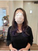 大人の色っぽ！バイオレット＋アッシュカラー