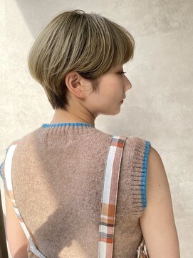 メゾンドイギー(MAISON de IGGY) マッシュショート×カジュアル#グレージュカラー＃ボブルフ